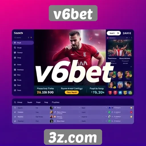 Explorando a interface do site V6bet