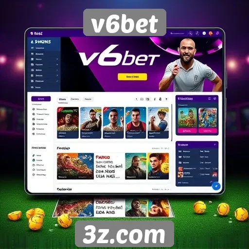 interface intuitiva do v6bet facilita navegação dos jogadores